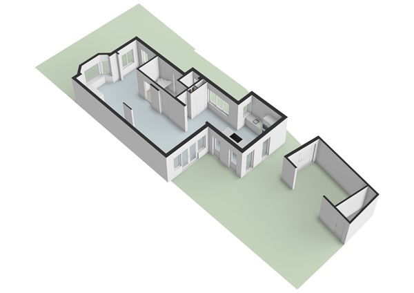 Floorplan - Laan van Alkemade 64, 2341 LK Oegstgeest